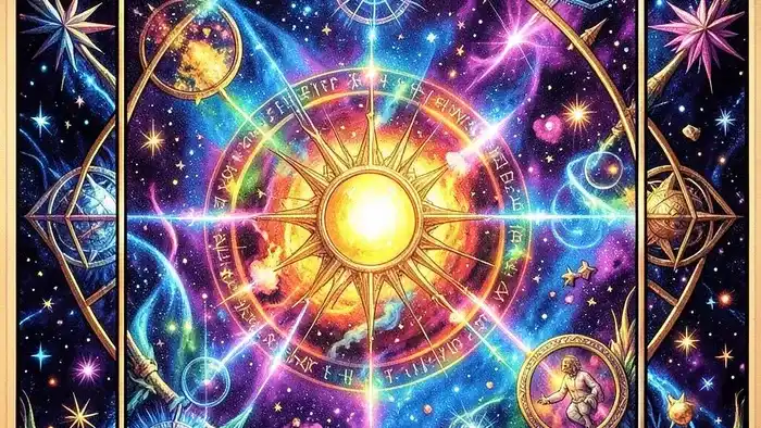 Аркан Колесо Фортуны – изображение карты Таро