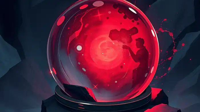 Башня Таро — иллюстрация карты с молнией и падающими фигурами