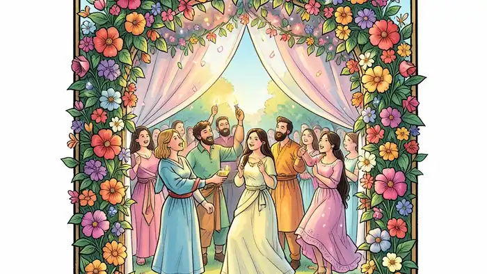 Четверка Жезлов карта Таро, символ радости и стабильности в чувствах