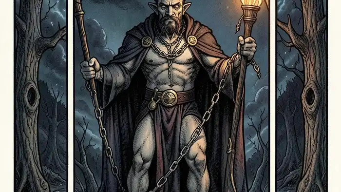 Дьявол архетип таро — классическая карта Дьявола из колоды Уэйта