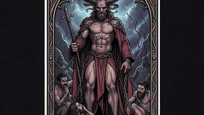 дьявол таро значение — изображение карты Дьявола