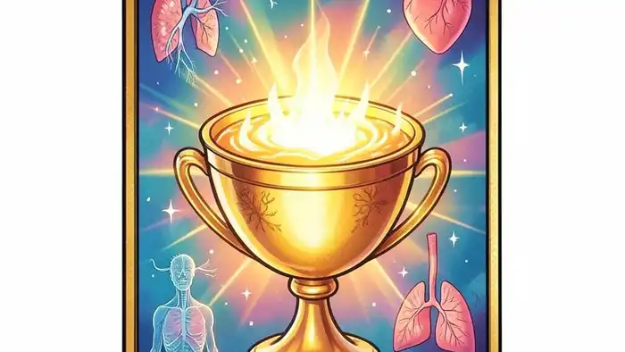 Девятка Кубков на здоровье таро изображение