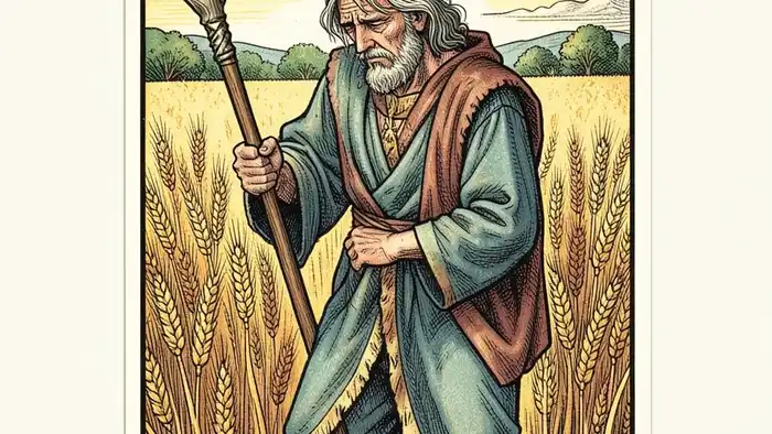 Девятка Жезнов значение таро иллюстрация