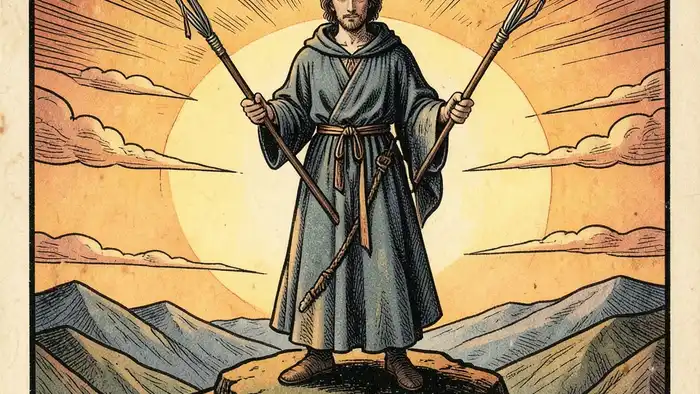 Двойка Жезлов карта Таро – символ выбора и планирования