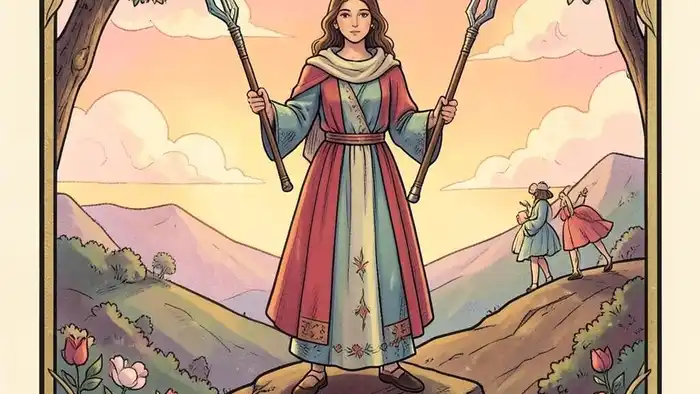 Двойка Жезлов в отношениях – карта Таро, символизирующая совместное планирование