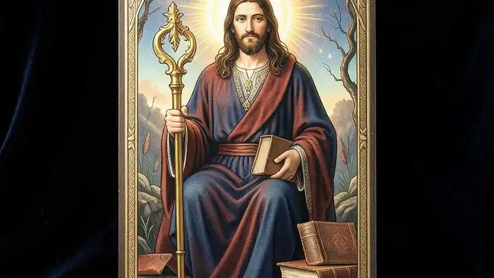 Иерофант карта дня таро — изображение карты с символикой учителя и традиций