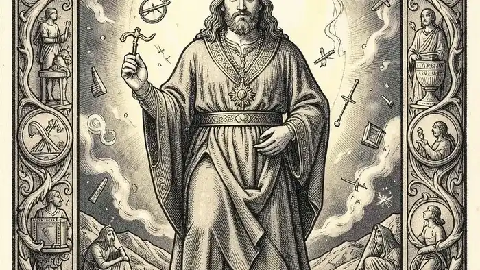 Иерофант личность таро — иллюстрация карты