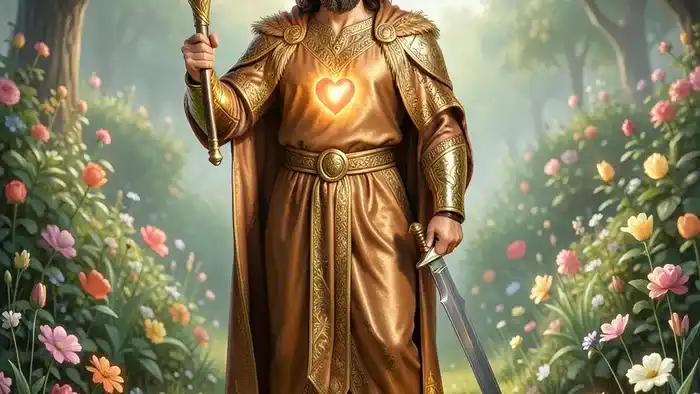 Император на здоровье таро — изображение карты с символикой здоровья