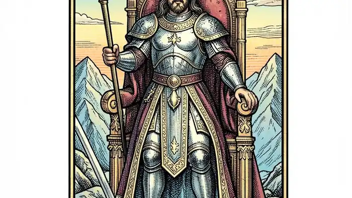 Император таро значение — изображение карты с императором на троне