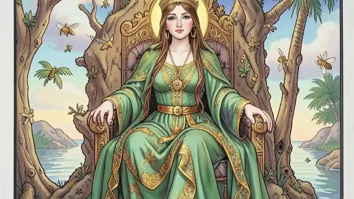 Императрица чувства таро — архетип божественной женственности, творящей через эмоции и телесную мудрость