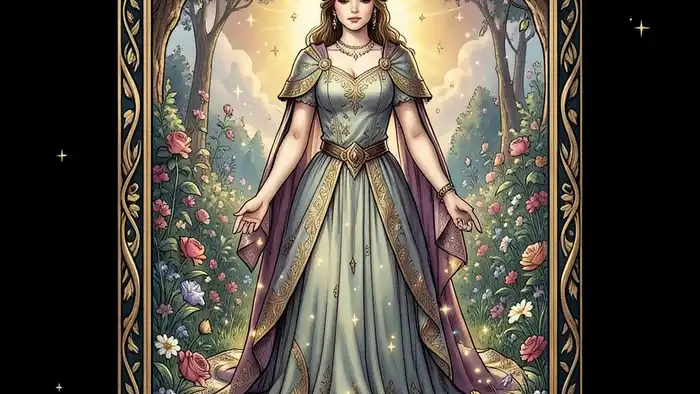 Императрица карта дня таро иллюстрация