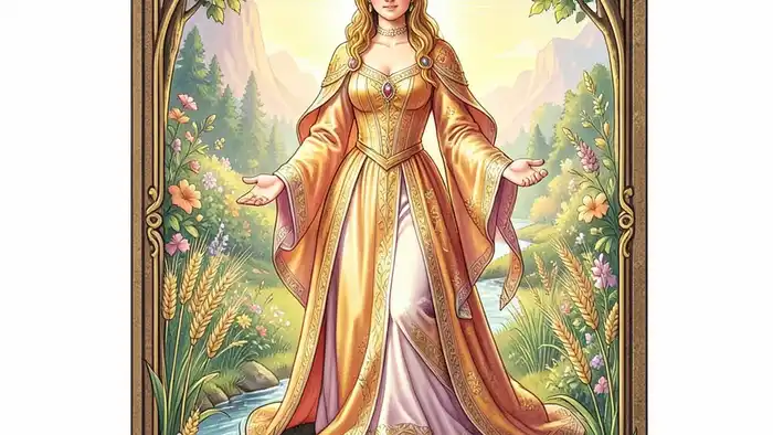 Императрица таро на любовь — изображение карты с символикой изобилия и любви