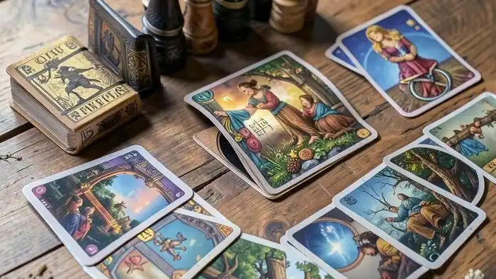 как читать расклад таро — Кельтский крест с раскрытыми картами