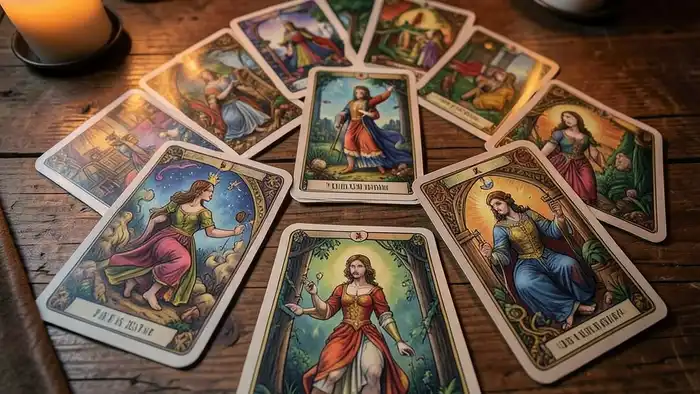 как вытаскивать карты для расклада изображение