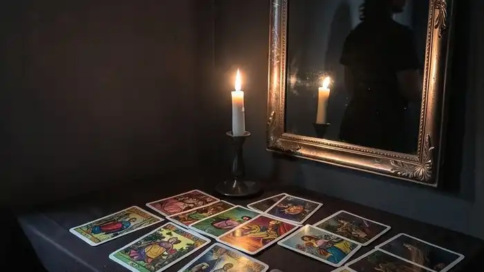 большой расклад Таро на 12 карт с символами тени, родовой системы и души