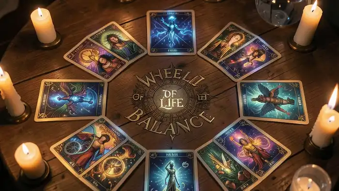 Колесо баланса жизни на таланты – расклад Таро