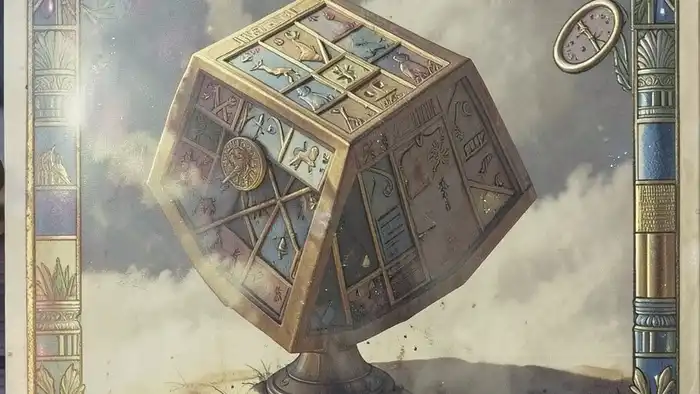 Колесо Фортуны перевернутый таро — аркан с остановленным колесом, символизирующий сопротивление переменам и внутреннюю тень