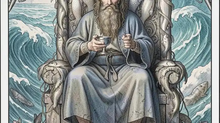 Король Кубков на любовь таро — архетип эмоциональной зрелости и внутренней стабильности