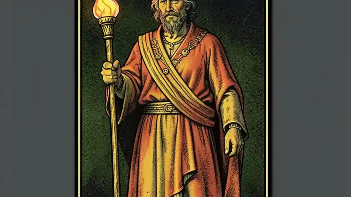 Король Жезлов предостережение таро изображение