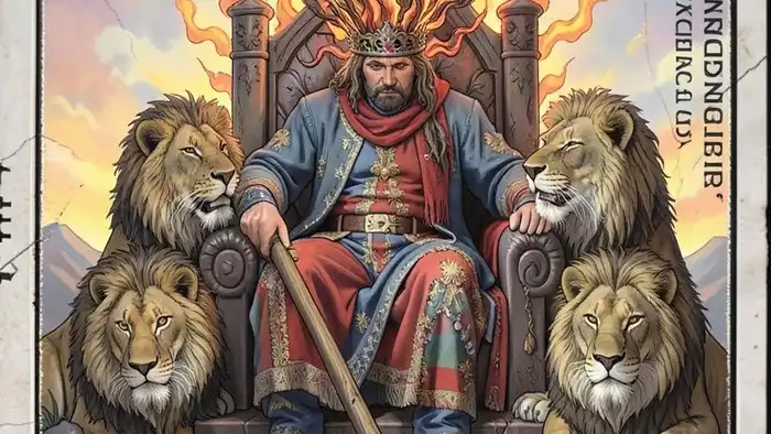 Король Жезлов совет карты таро — архетип вдохновляющего лидера с огненной энергией