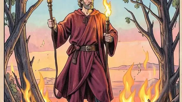 Король Жезлов таро — символ лидерства, энергии и воли