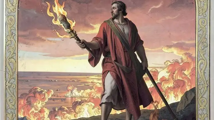 Король Жезлов — карта Таро с символом огненной власти и лидерства