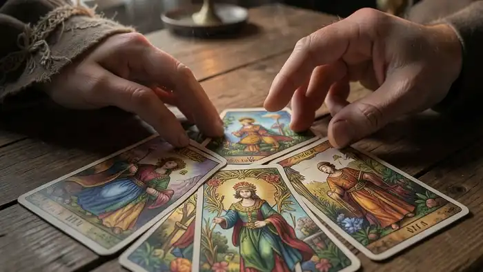 левой или правой рукой тянуть карты — мистический расклад таро