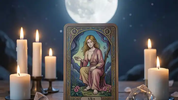 Луна медитация на аркане Силы под полнолуние