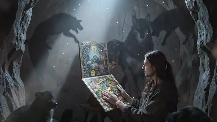 Луна на здоровье таро — архетип подсознания и тени в символической картине