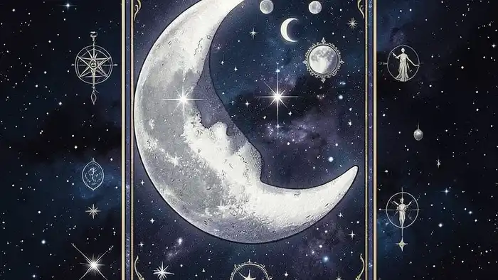 Луна ситуация таро — иллюстрация карты Таро