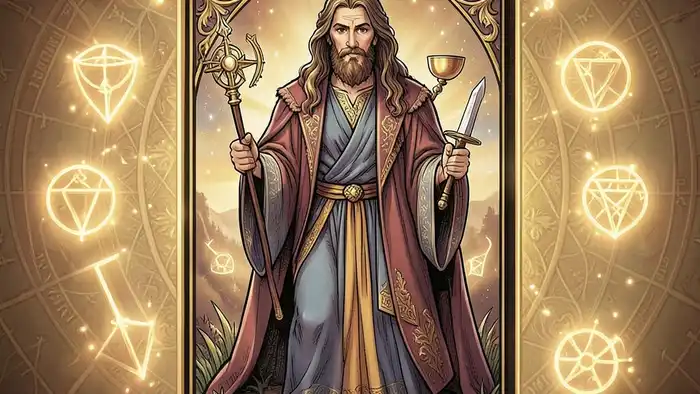 Маг на деньги таро – карта Мага с финансовыми символами