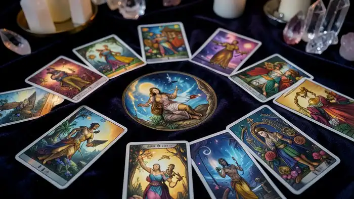 одна и та же карта выпадает в раскладах Таро: Кельтский крест, Подкова и Звезда