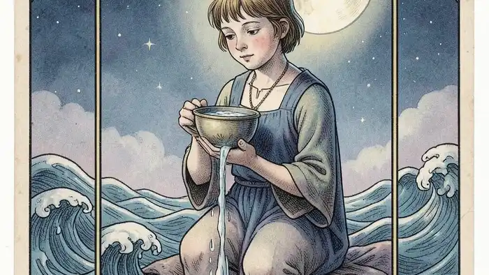 Паж Кубков Таро — изображение молодого человека с чашей, символизирующее эмоции и интуицию