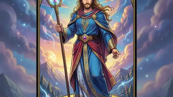 Паж Жезлов — иллюстрация карты Таро