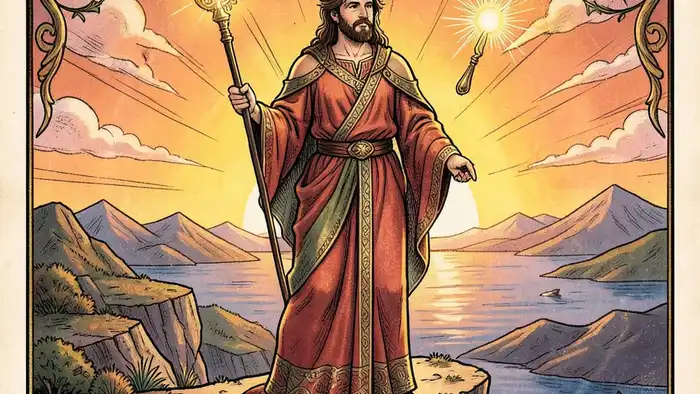 Паж Жезлов карта Таро, символ начала и энергии