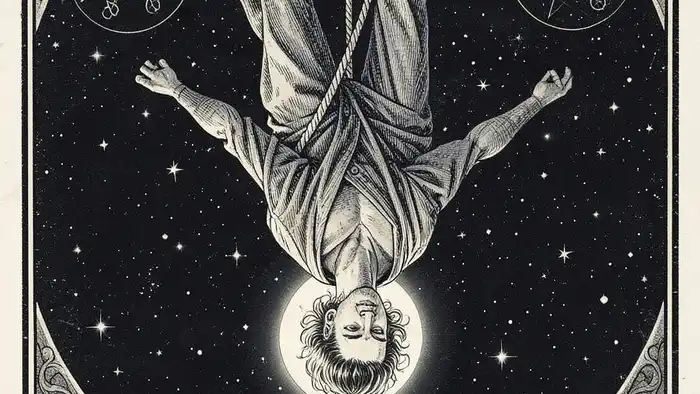 Повешенный предостережение таро – изображение карты с символикой