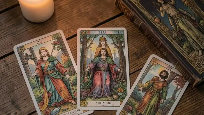 простые расклады таро изображение расклада на столе