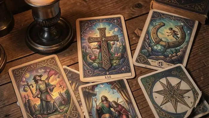 простые расклады таро — визуальная схема раскладов