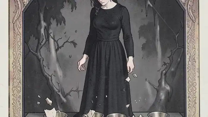 Пятерка Кубков значение таро — карта эмоциональной потери и выбора между утратой и сохранением