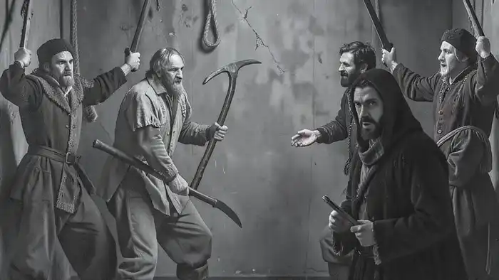 Пятерка Жезлов таро — символ внутреннего сопротивления и бессмысленного упорства