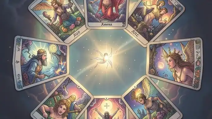 расклад анима анимус — иллюстрация расклада Таро