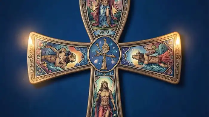 расклад анкх — визуальное изображение расклада Таро в виде креста