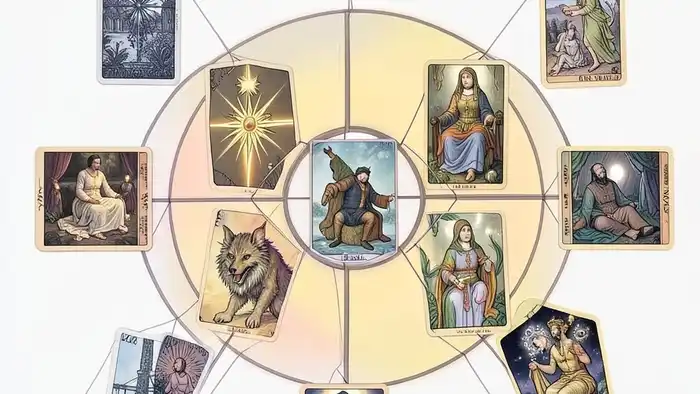 Расклад дизайн человека и таро: схема 7 позиций по центрам с соответствующими картами Таро