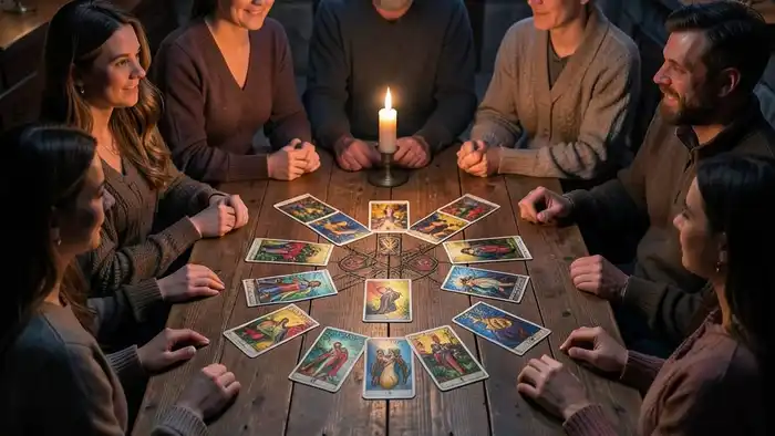 расклад для группового чтения — карта Таро в виде кельтского креста