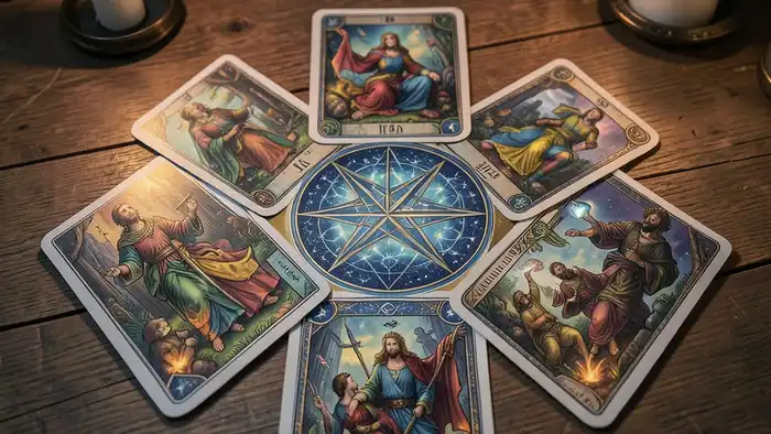 расклад гексаграмма иллюстрация расклада