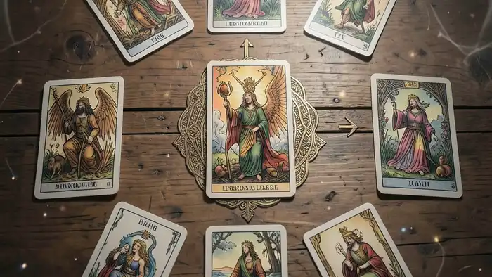 расклад Ленорман плюс таро изображение