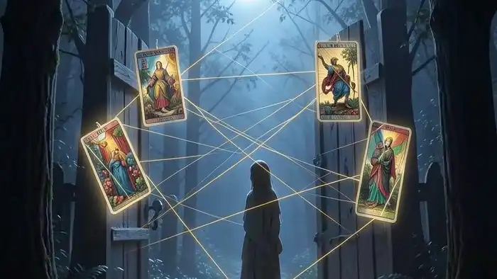 расклад на инициацию — схема восьми карт Таро, показывающая процесс внутренней трансформации