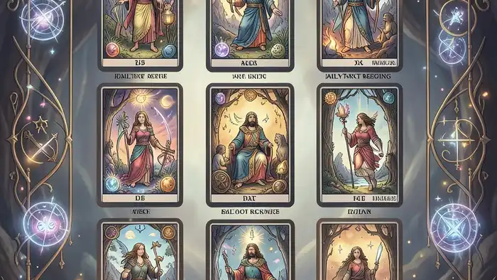 расклад на каждый день недели — визуальная схема с картами Таро