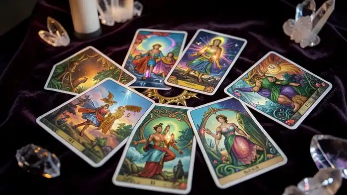 расклад подкова пошагово — схема из семи карт в форме подковы