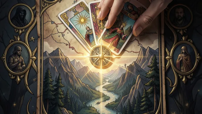 Расклад Путешествие героя на картах Таро — карта мифического пути со Старшими Арканами